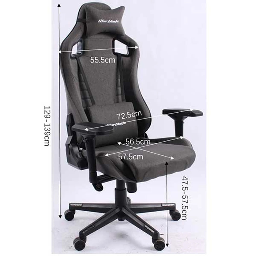 Геймърски стол RFG Gard черен-сив